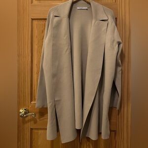 Tan “Jardigan” with Belt